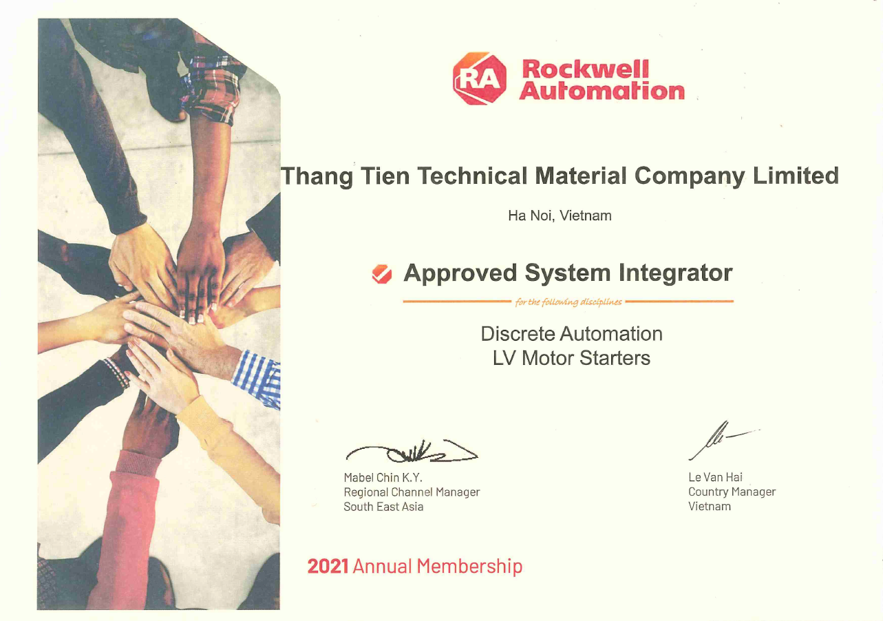 Thăng tiến trở thành nhà tích hợp hệ thống của Rockwell Automation tại thị trường việt nam.